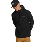 Men's Cloud Cap Waterproof Stretch Hooded Rain Jacket