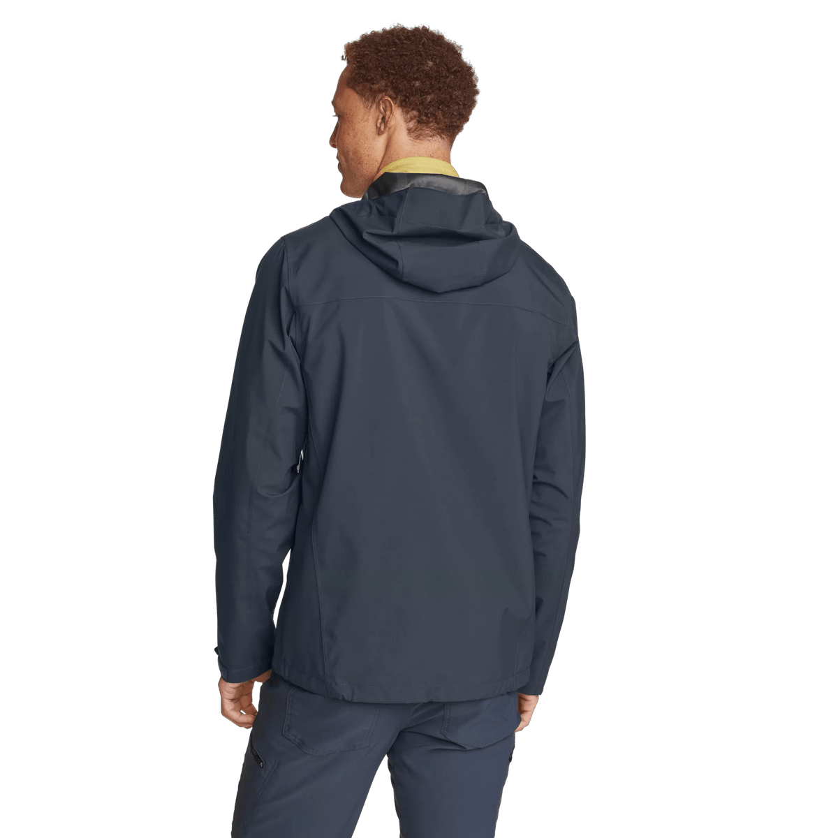Men's Cloud Cap Waterproof Stretch Hooded Rain Jacket