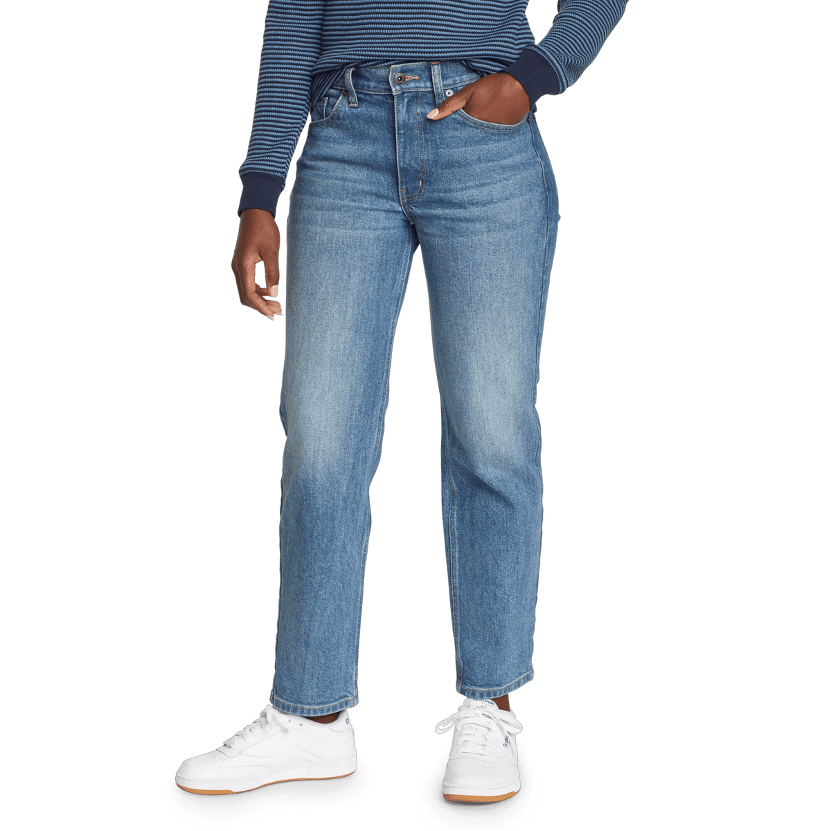 Women's Authentic High-Rise Straight Leg Jeans