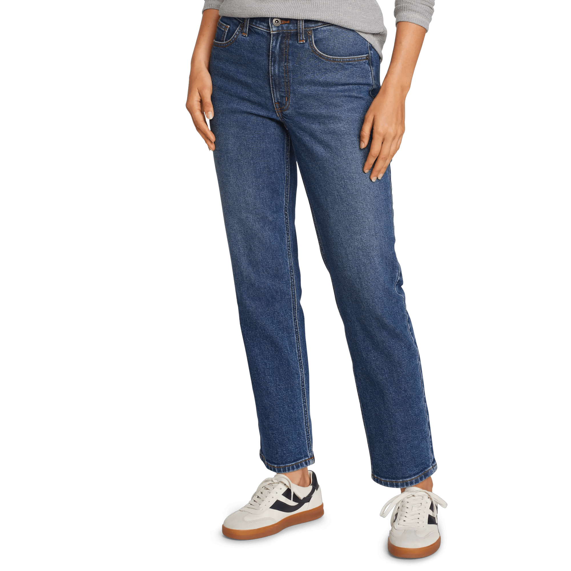 Women's Authentic High-Rise Straight Leg Jeans