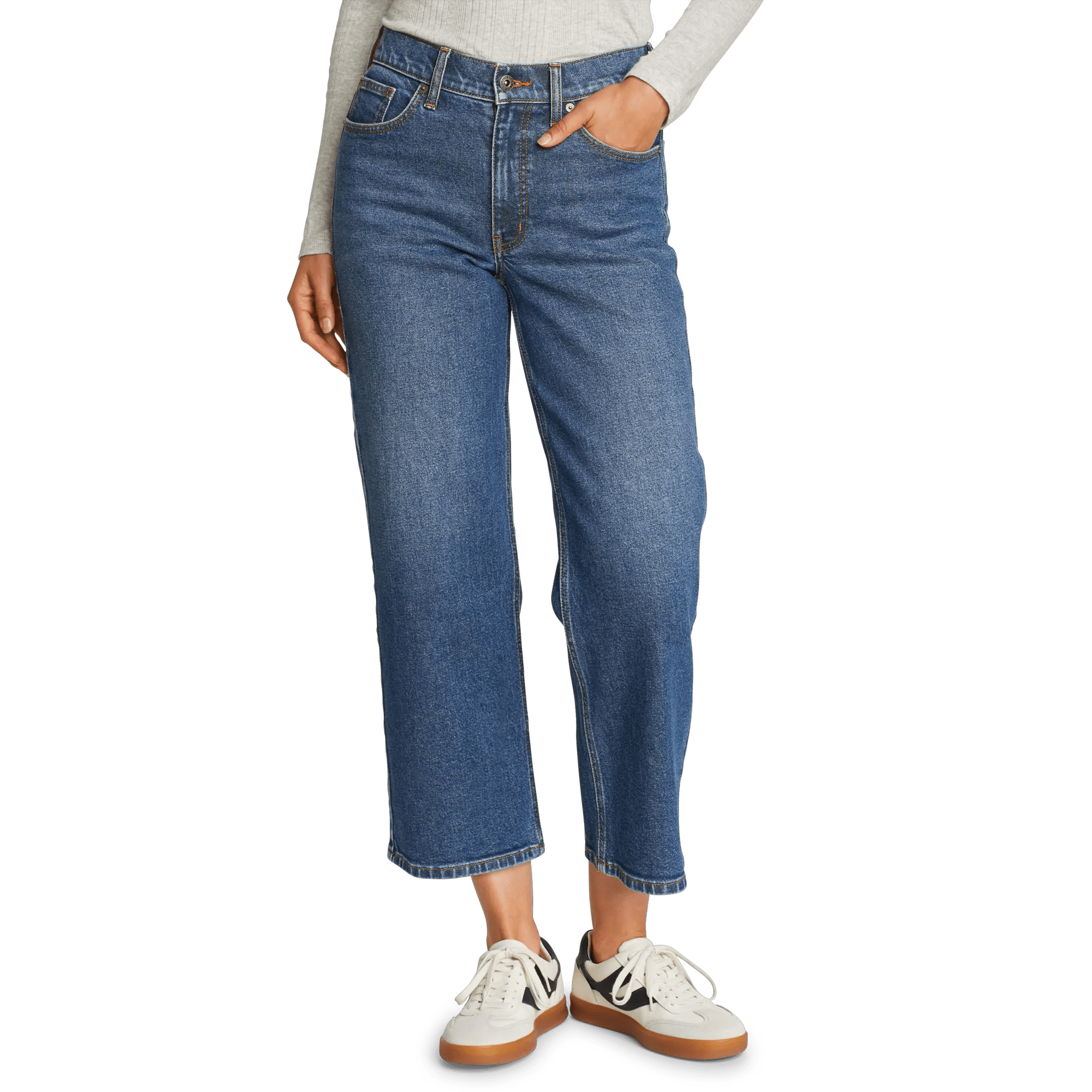 Women's Authentic Everyday High-Rise Cropped Jeans