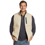 Men's Chilali Faux Shearling Fleece Vest - Oyster