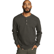 Men's Eddie's Favorite Ultrasoft Thermal Henley - Charcoal Htr