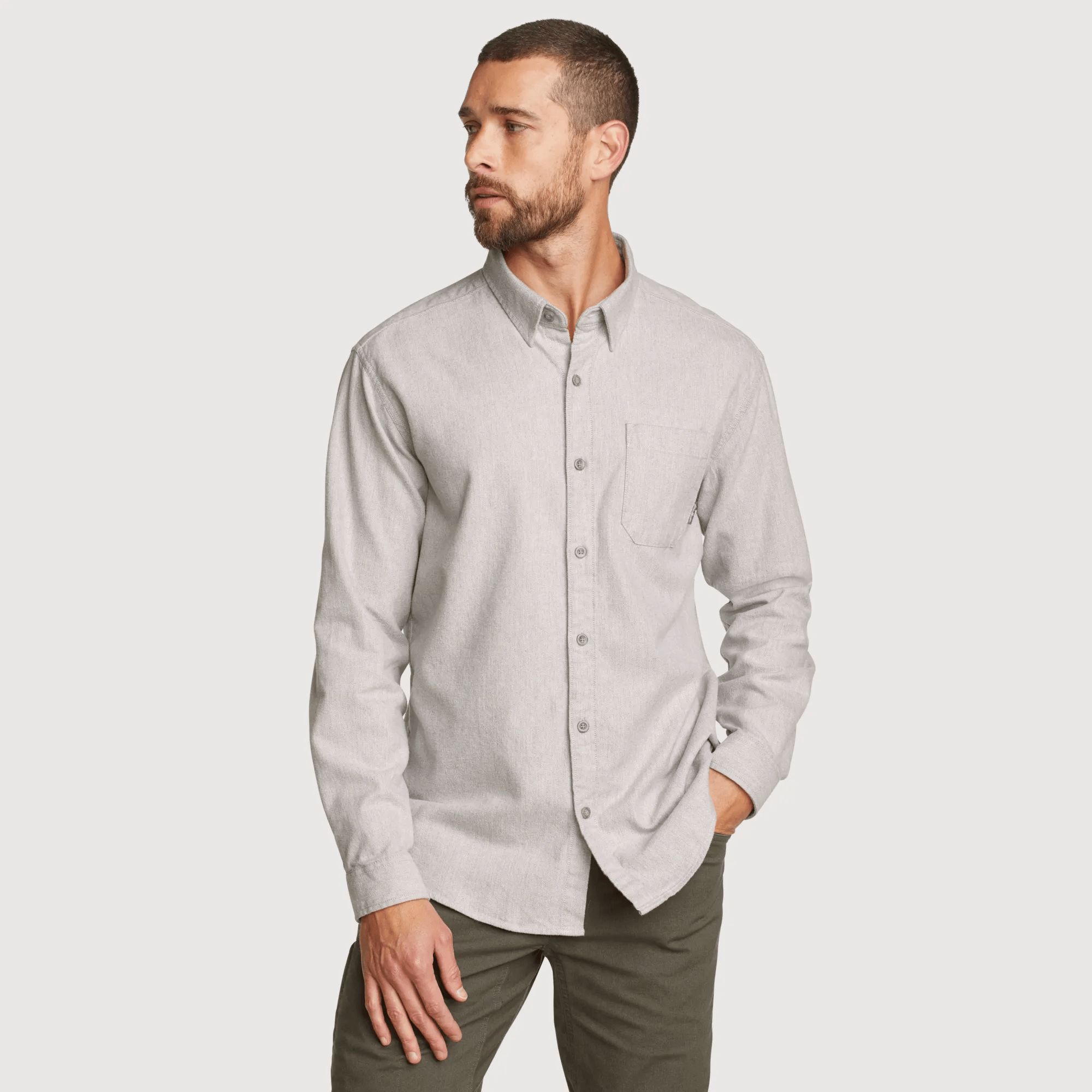 Men's Eddie's Favorite Flannel Classic Fit Shirt - Solid