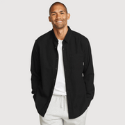 Men's Eddie's Favorite Flannel Classic Fit Shirt - Solid - Coal