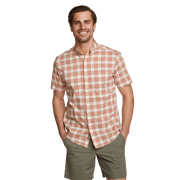 Men's Voyager Flex Short-Sleeve Shirt - Terracotta