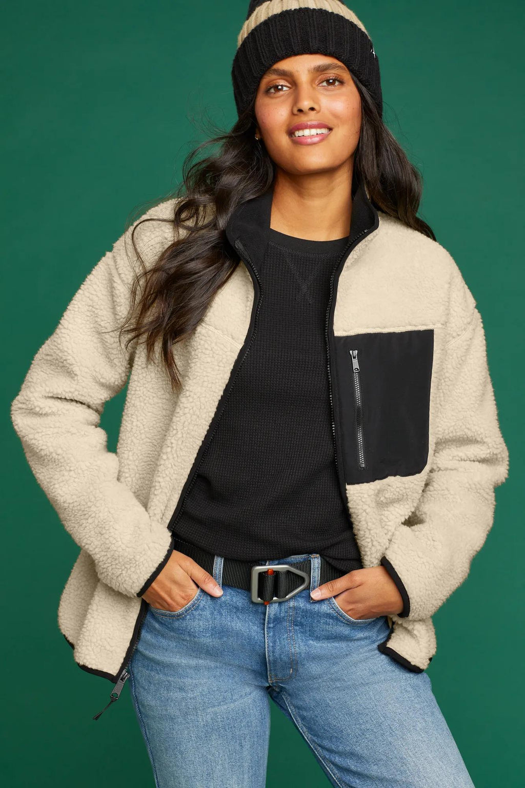 Women's Chilali Faux Shearling Fleece Jacket