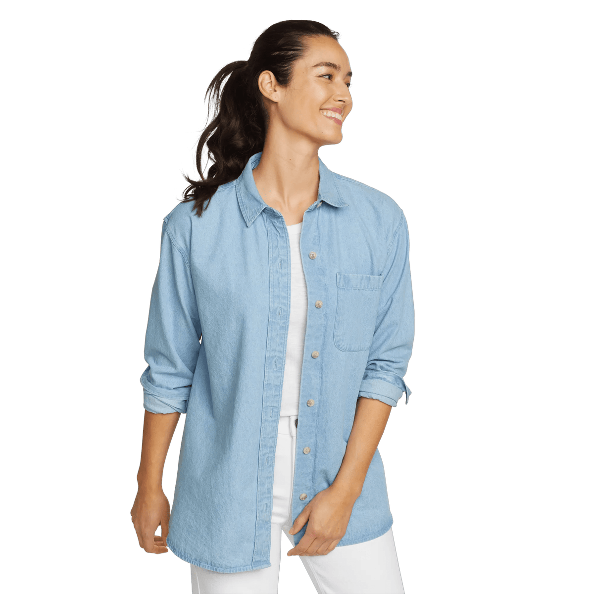 Women's Denim Overshirt