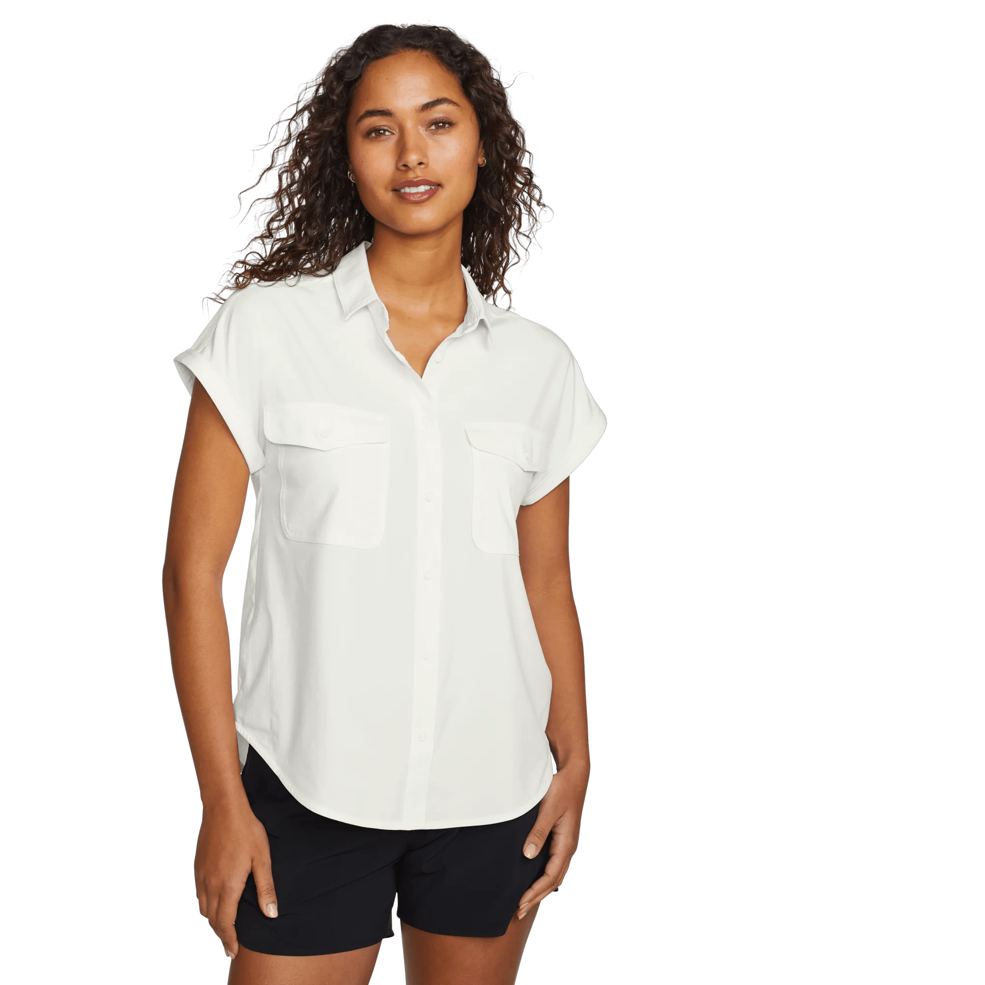 Women's Departure Short-Sleeve Button-Down Shirt