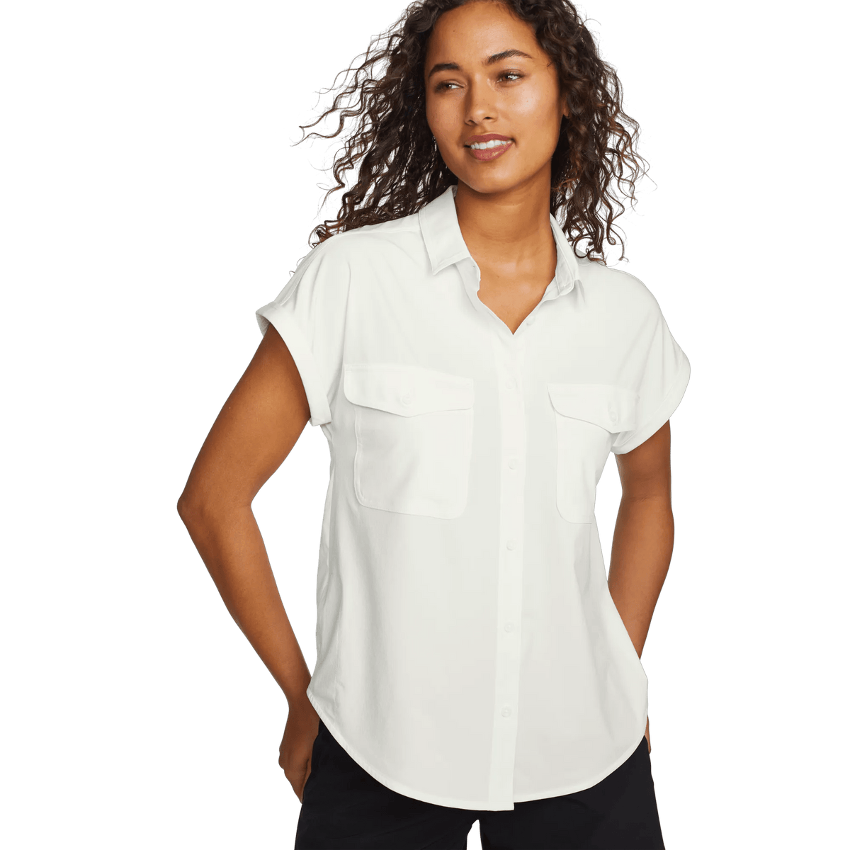 Women's Departure Short-Sleeve Button-Down Shirt