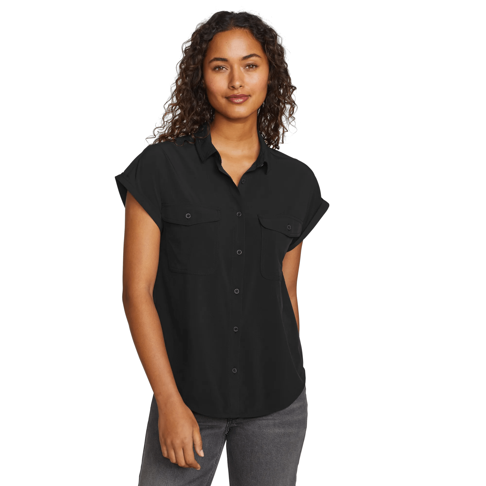 Women's Departure Short-Sleeve Button-Down Shirt