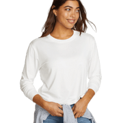 Women's Surreal Travel Long-Sleeve Shirt - White