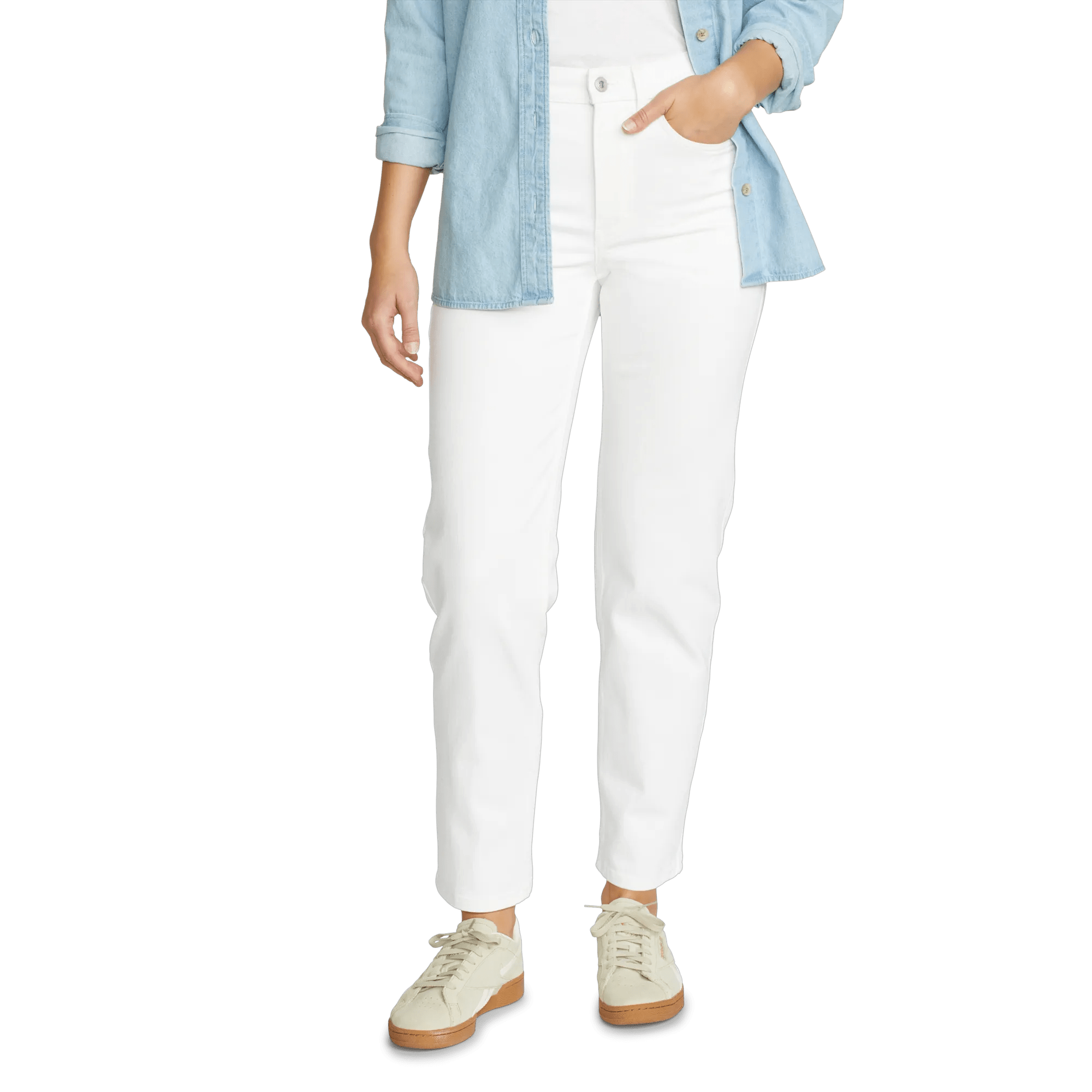 Women's Authentic High-Rise Straight Leg Jeans