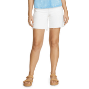 Women's Authentic High-Rise Denim Shorts - Classic Fit - White