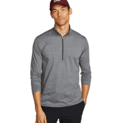 Men's Mountain Trek 1/2-Zip Mock - Med Htr Gray