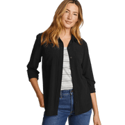 Women's Departure 3.0 LS Shirt - Black