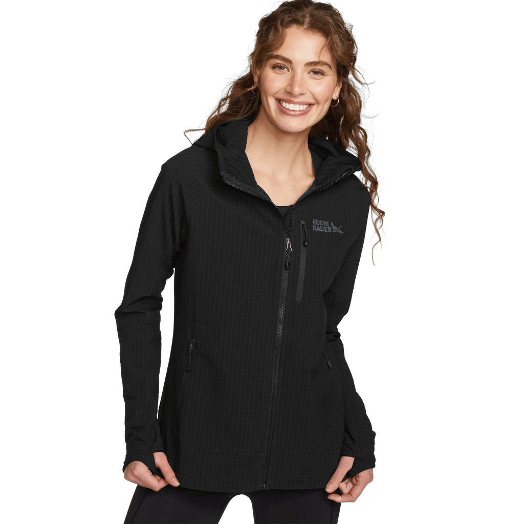 Women's Sandstone Backbone Grid Shell Hoodie