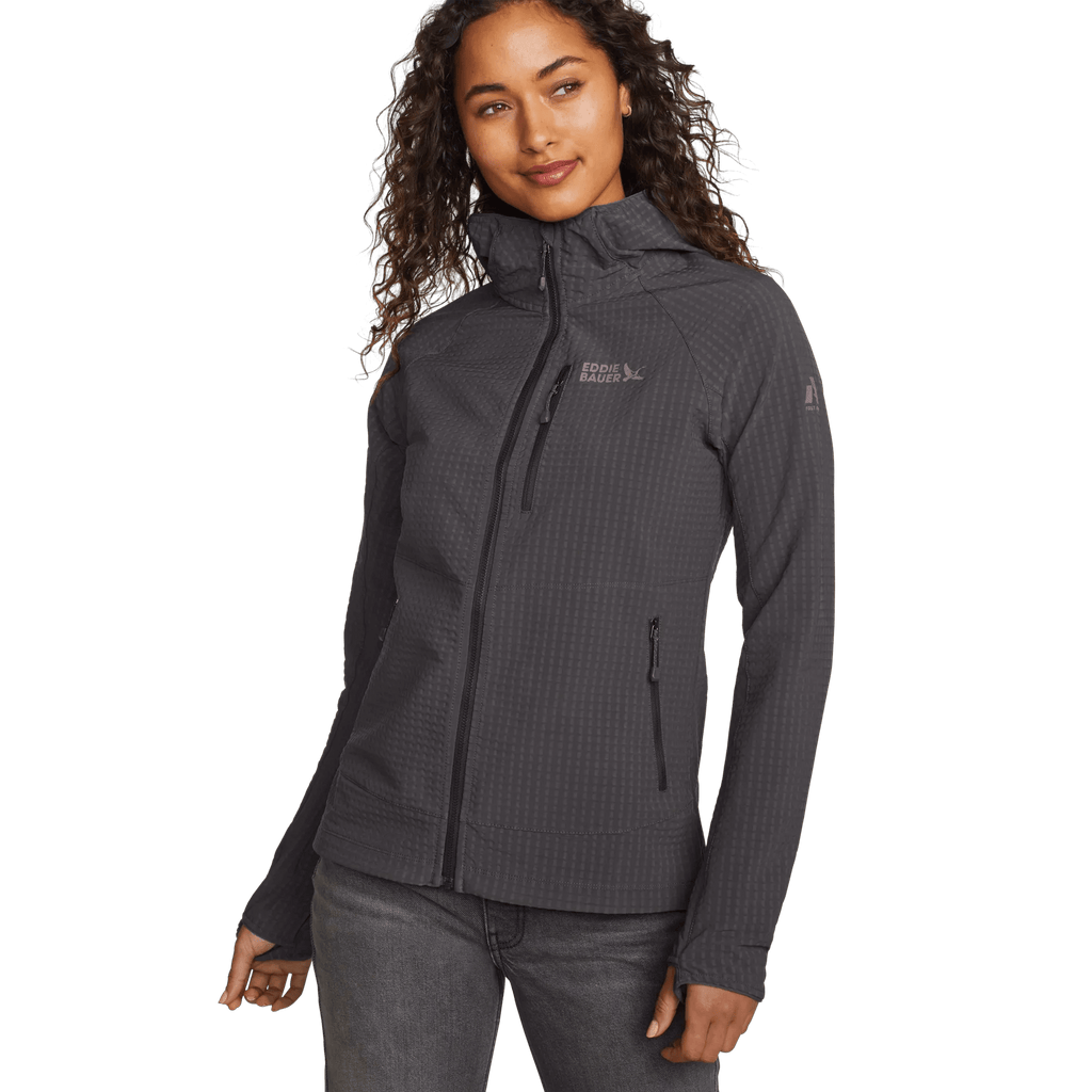 Women's Sandstone Backbone Grid Shell Hoodie