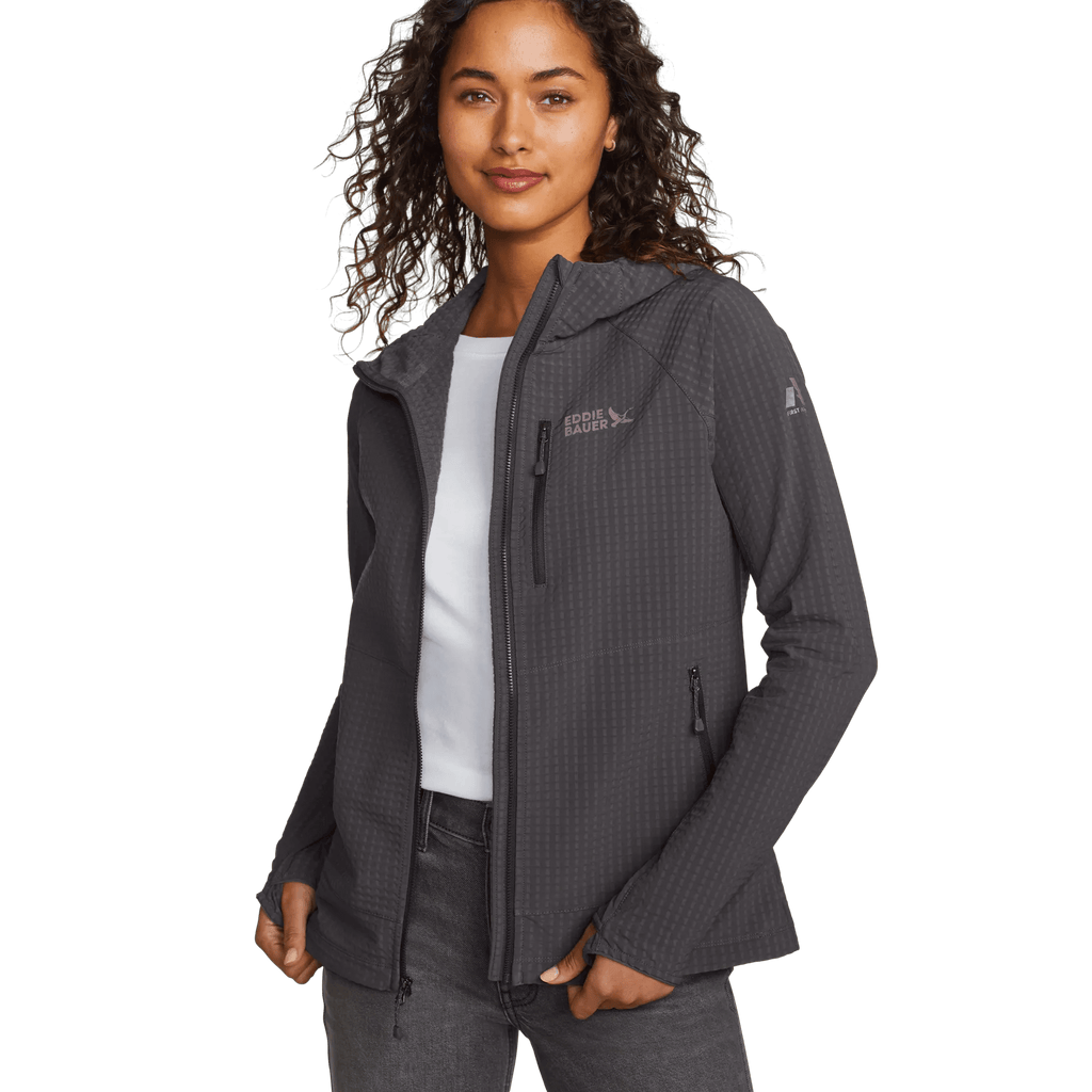 Women's Sandstone Backbone Grid Shell Hoodie