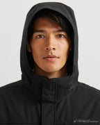 Men's Mainstay Insulated Waterproof Hooded Trench Coat