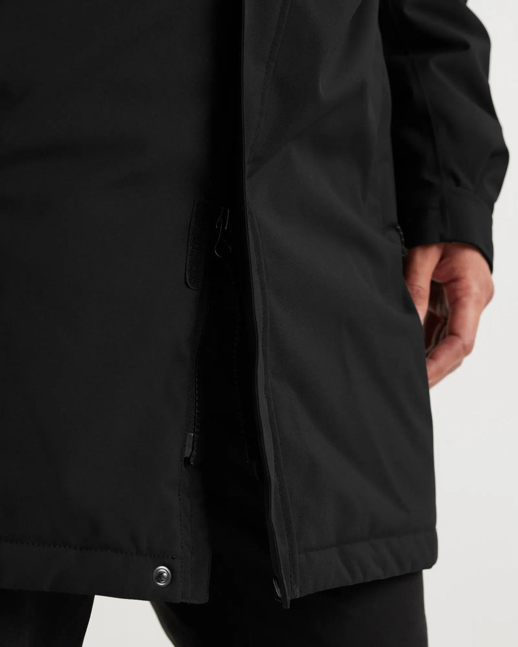 Men's Mainstay Insulated Waterproof Hooded Trench Coat