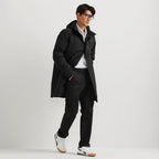Men's Mainstay Insulated Waterproof Hooded Trench Coat