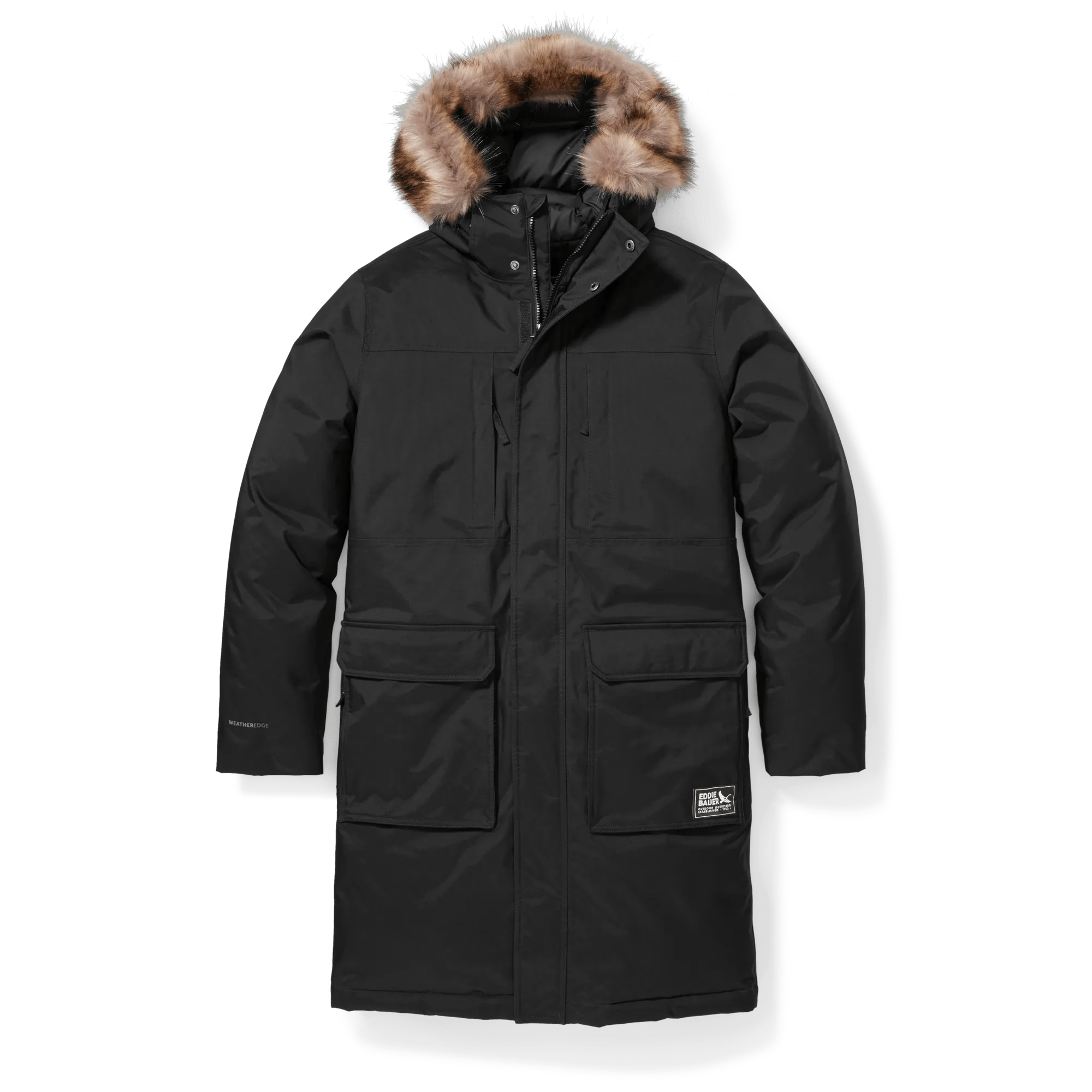 Men's Superior Down Waterproof Hooded Stadium Coat