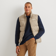Men's Essential Down Vest - Light Khaki