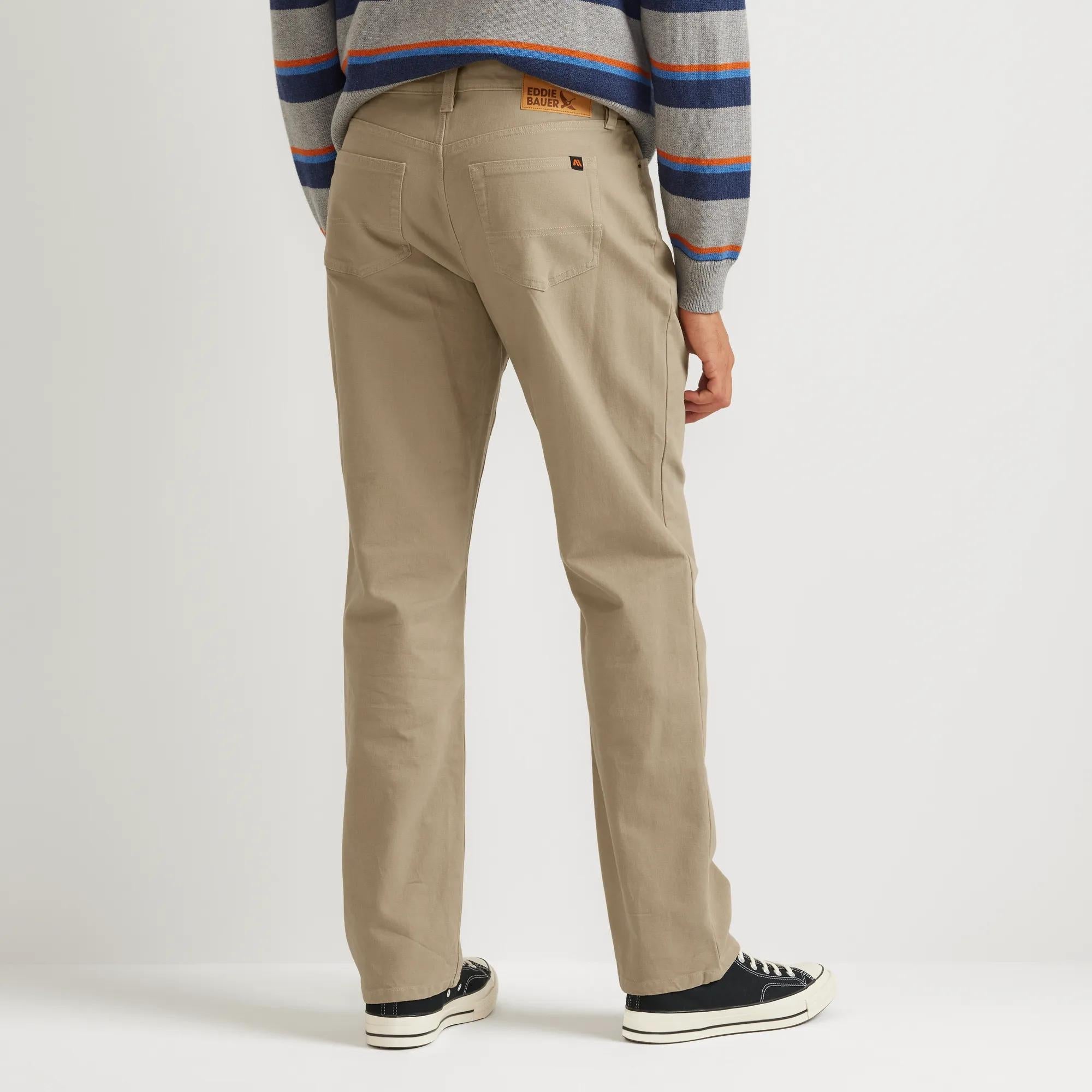 Men's Mountain Flex Classic Fit Canvas 5-Pocket Pants