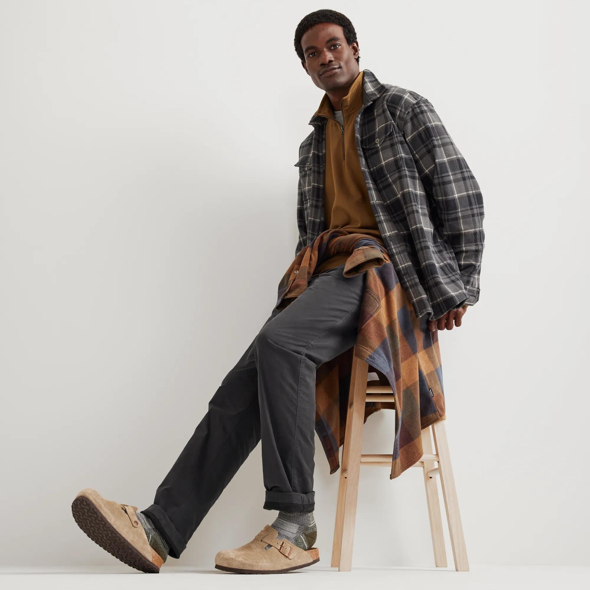 Men's Getaway Flex Fleece-Lined Chinos