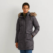 Women's Lodge Cascadian Down Hooded Parka - Aubergine