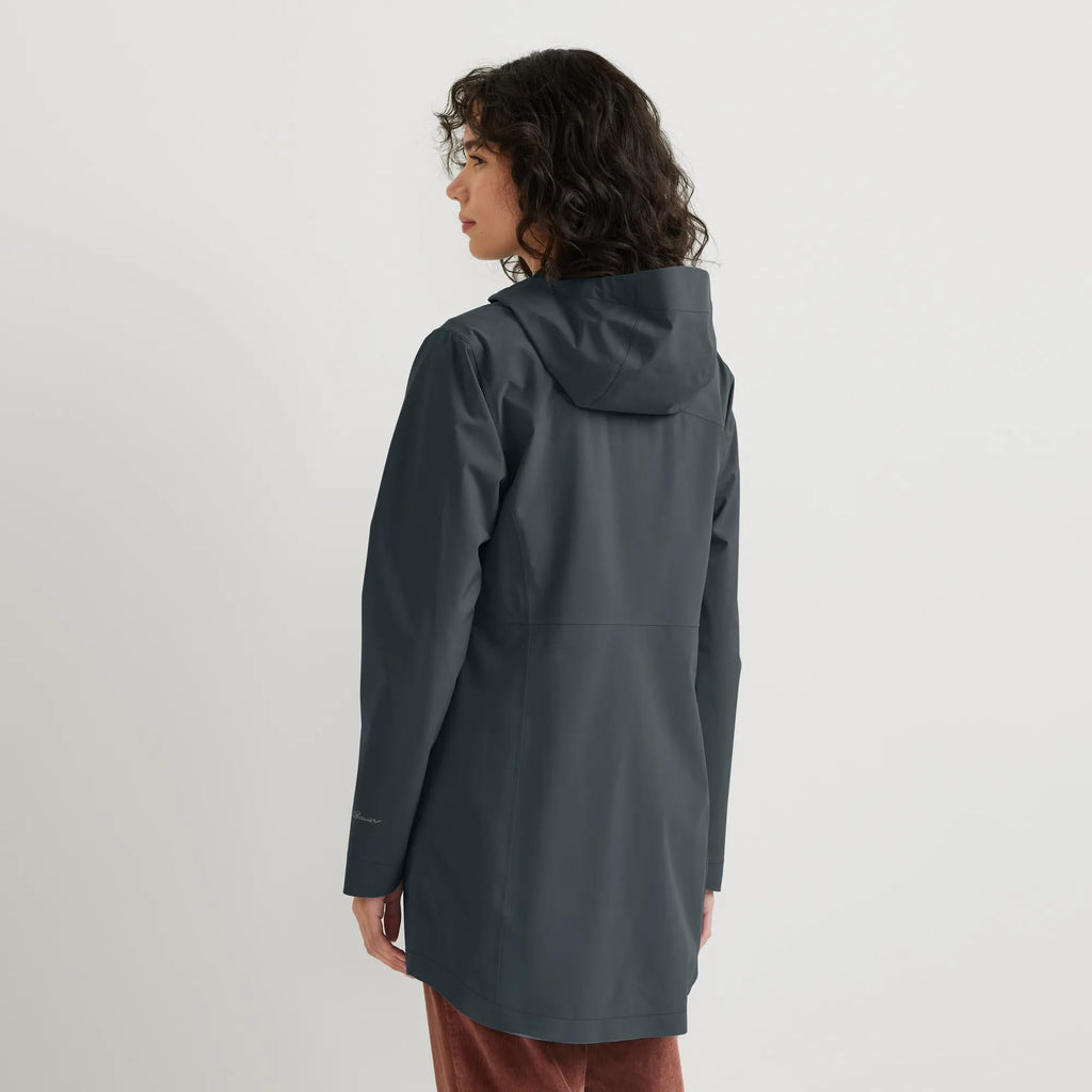 Women's Cloud Cap Waterproof Stretch Hooded Rain Parka