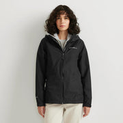 Women's RipPac® Pro Waterproof Hooded Rain Jacket - Black