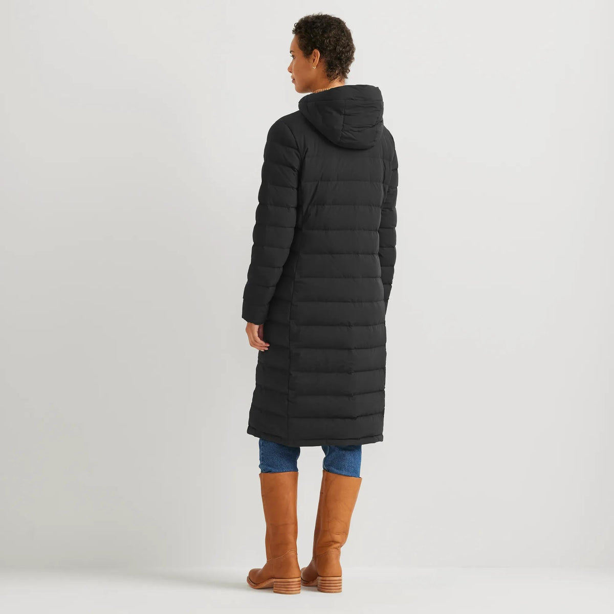 Women's EB Stretch Down Hooded Duffle Coat