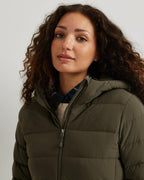 Women's EB Stretch Down Hooded Duffle Coat