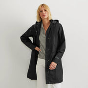 Women's Girl on the Go® Waterproof Trench Coat - Black