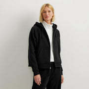 Women's Vintage Soft Full-Zip Hoodie - Black