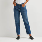 Women's Authentic High-Rise Straight Leg Jeans