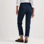 Women's Boyfriend Mid-Rise Slim Fit Jeans