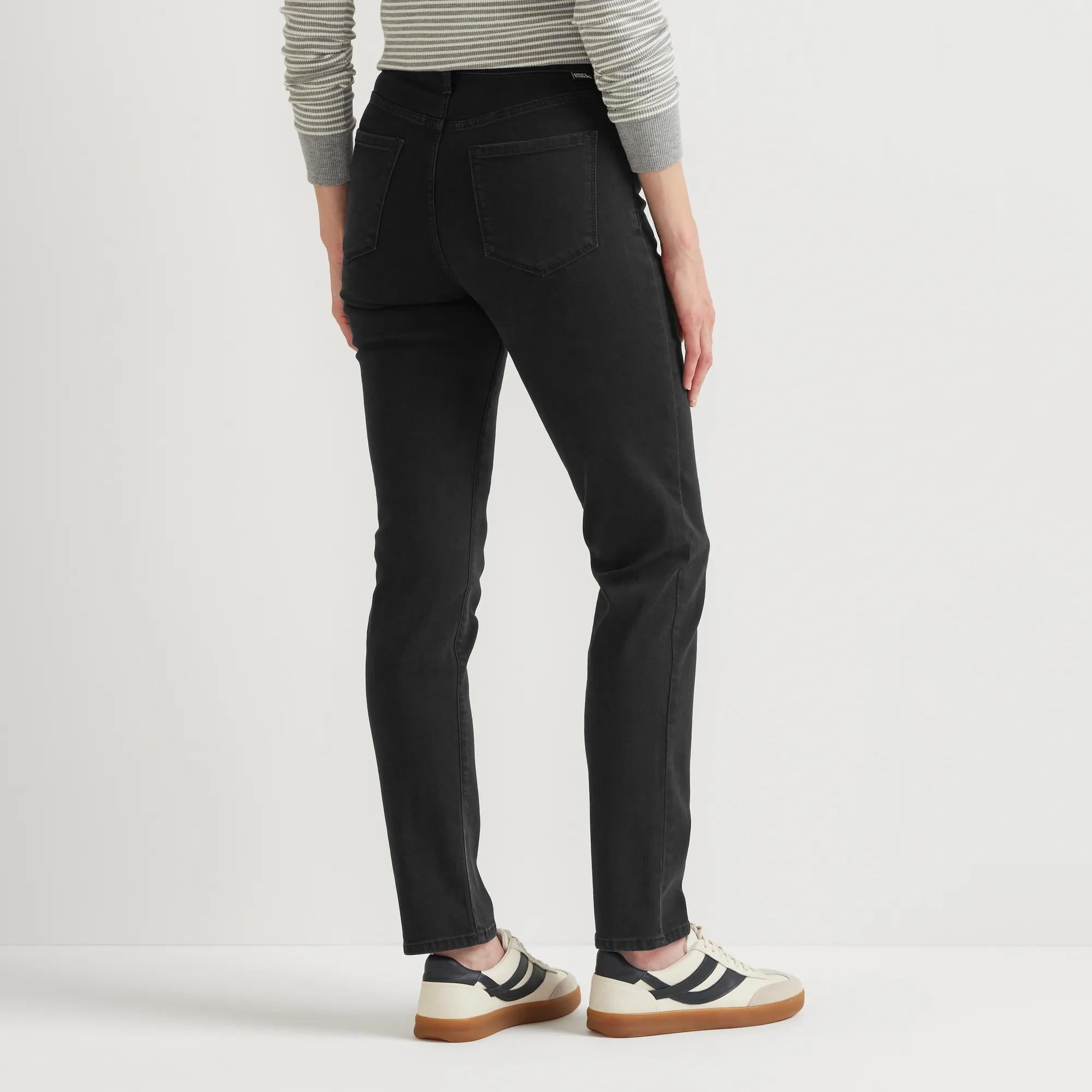 Women's Venture Stretch High-Rise Straight Leg Jeans