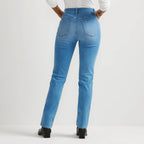 Women's Venture Stretch High-Rise Straight Leg Jeans