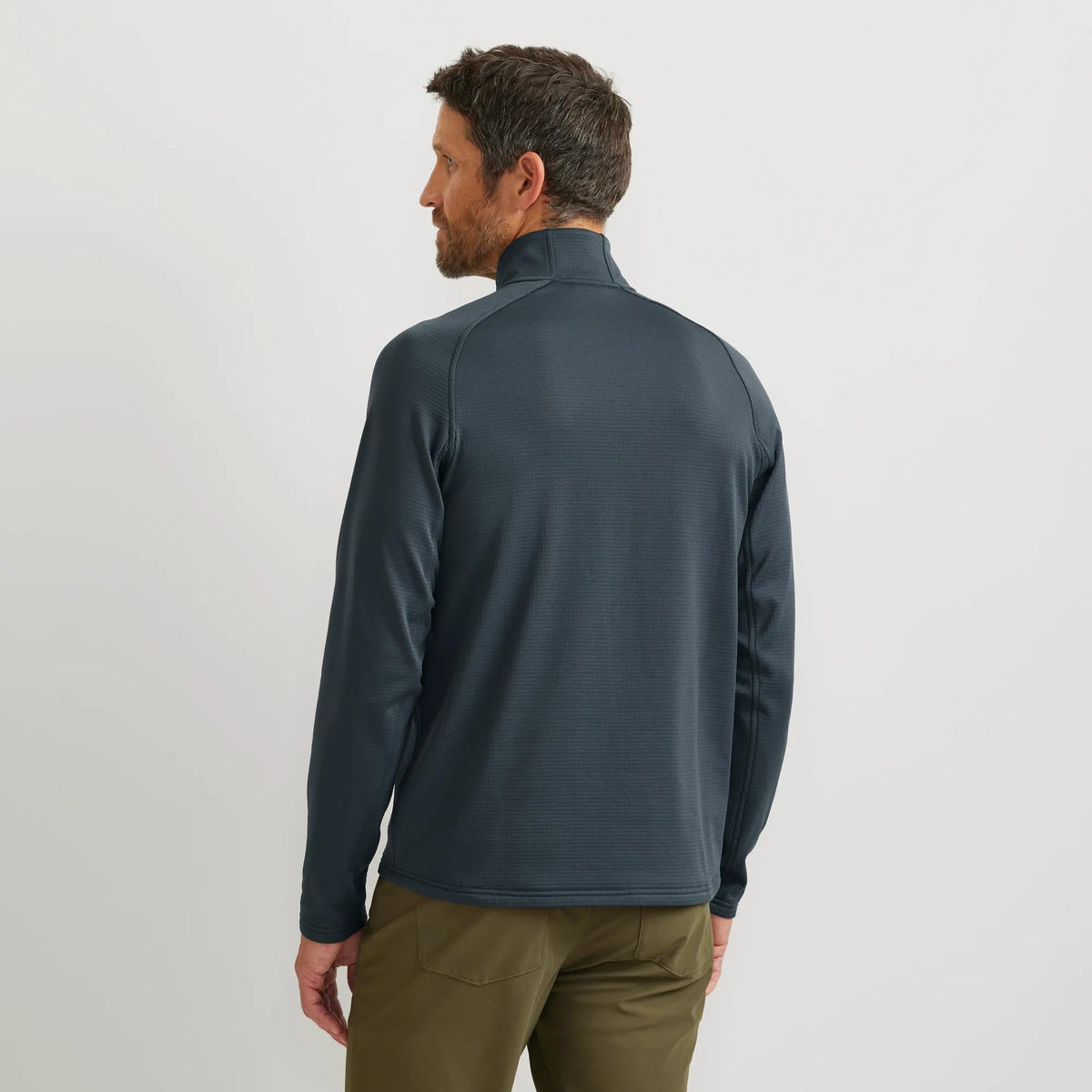 Men's High Route Grid Fleece-Lined 1/2-Zip Pullover