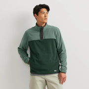 Men's Chutes Fleece Snap Mock Pullover - Juniper