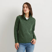 Women's Radiator Fleece 2.0 Snap Mock Pullover - Dk Hunter