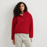 Women's Chill Out Fleece Hoodie - Cardinal