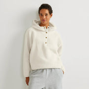 Women's Chill Out Fleece Hoodie - Ivory