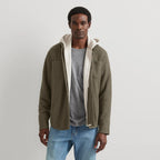 Men's Faux Shearling-Lined Thermal Shirt