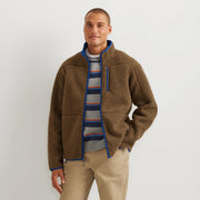 Men's Chilali Faux Shearling Fleece Jacket - Hazelnut