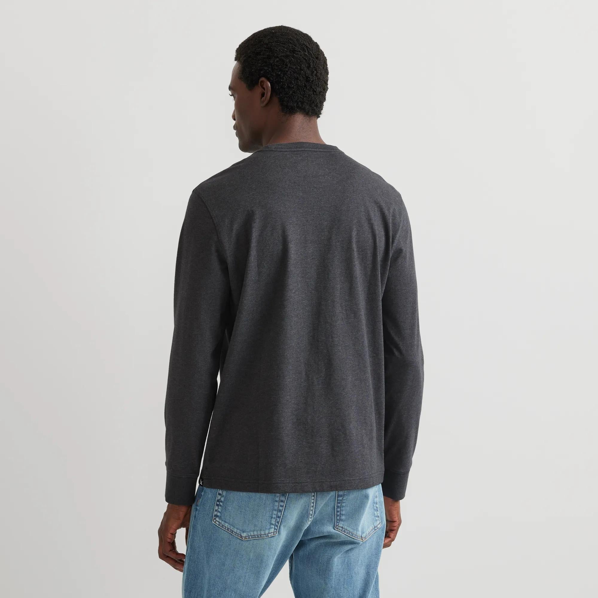 Men's Legend Wash 100% Cotton Long-Sleeve Classic T-Shirt