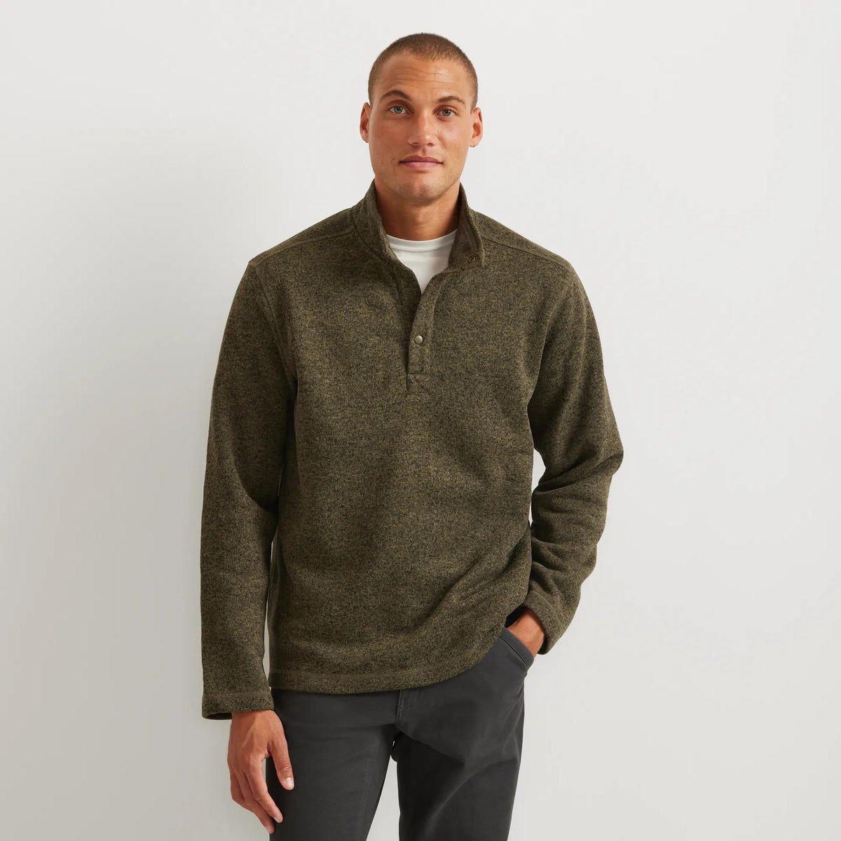 Men's Radiator Fleece 2.0 Snap Mock Pullover